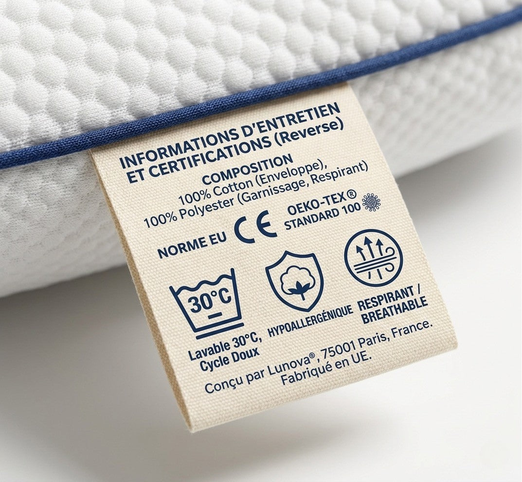 Oreiller ergonomique pour enfant